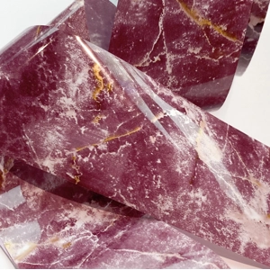 Claret Marble Nail Art Foil - 1 Meter