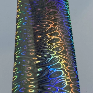Holographic Peacock Feather Nail Art Foil - 1 Meter