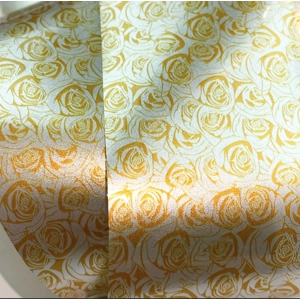 Delicate Golden Roses Nail Art Foil - 1 Meter