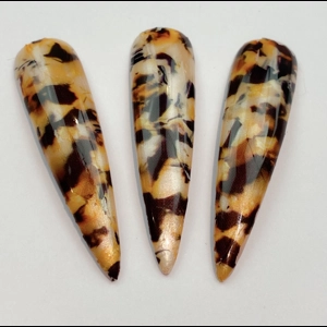 Opaque Tortoise Shell Nail Art Foil - 1 Meter