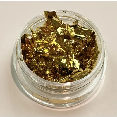 Yellow Gold Metallic Leaf