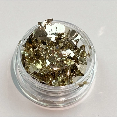 Retro Silver Metallic Leaf