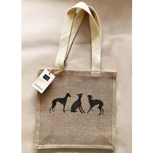 Hand Drawn Three Little Whippets Compact Tote
