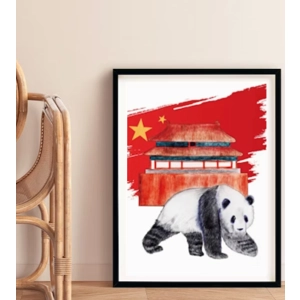 Beijing Forbidden City Art Print | Coloured Pencil on paper