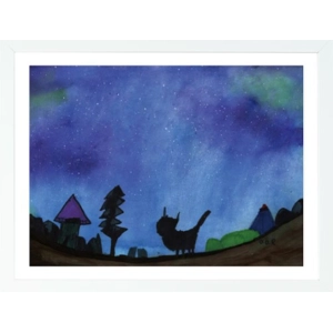 During The Night | Painted by Little artist O. D. R
