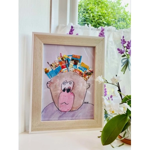 Grumpy Gorilla Is Not Grumpy | Painted by Little artist O. D. R Grumpy Gorilla Is Not Grumpy | Painted by Little artist O. D. R