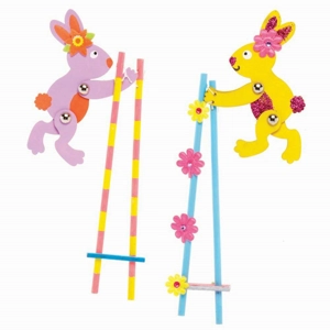 Easter Bunny Wooden Acrobat Kits | 3 sets