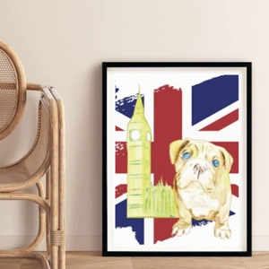 London Big Ben Art Print | Coloured Pencil on paper