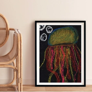 A Jellyfish | Drawn by Little artist O. D. R