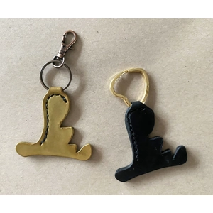 Genuine Leather Hayling Island Keyring Genuine Leather Hayling Island Keyring