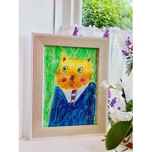 Mr. Cat | Drawn by Little artist O. D. R