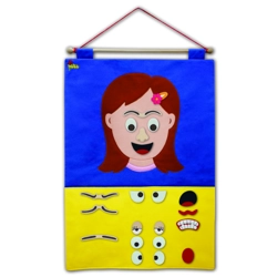 Create-a-Face chart Girl