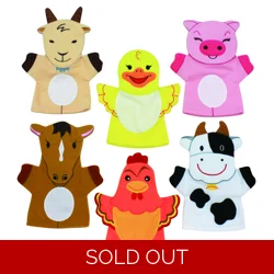 Farm Animal hand puppets