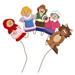 Red Riding Hood Finger Puppe..