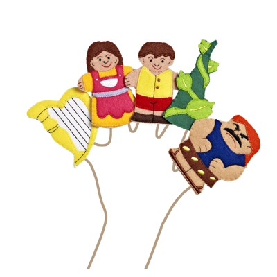 Jack & the Beanstalk finger puppets