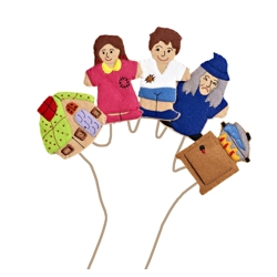 Hansel & Gretel finger puppets