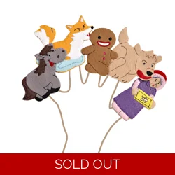 Gingerbread Man finger puppets