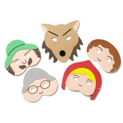 Red Riding Hood mask set