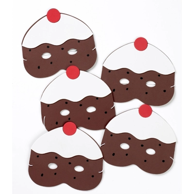 Five Currant Buns in the Bakers Shop mask set