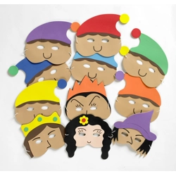 Snow White & the 7 Dwarves mask set