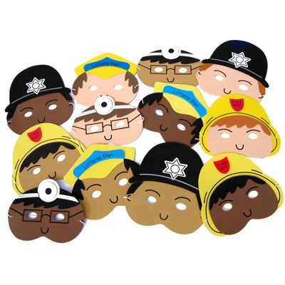 Careers Mask set - boys  12 pcs