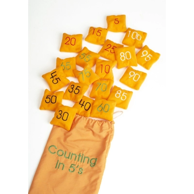 Counting in 5's Bean Bags