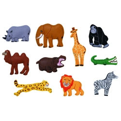 Wild Animals Motifs -set 1