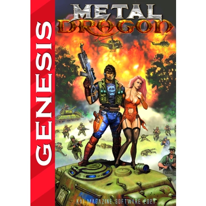 Metal Dragon for the Sega Genesis (USA cover)