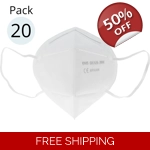 20PCS KN95 N95 FFP2 Anti Dust Haze Exhaust Virus Respirator Mask Air Particula..