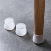 20x Silicone Furniture leg protector furniture floor protectors for Chair Table Round White