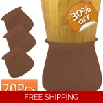 20x Furniture leg protector Silicone floor protectors for Chairs Table ROUND B..