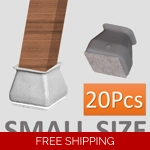 20Pcs SMALL Padded Silicon furniture leg protector for Chairs Tables Grey color