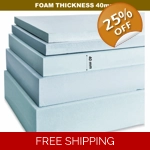 2PCS Craft foam sheets 600x300x40mm for Foam craft Hobby Diorama Models