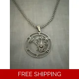 Goetia Sigil of Ipos Pendant Necklace