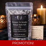 Return To Sender Ritual Bath Salt 150g.. Return To Sender Ritual Bath Salt 150g..
