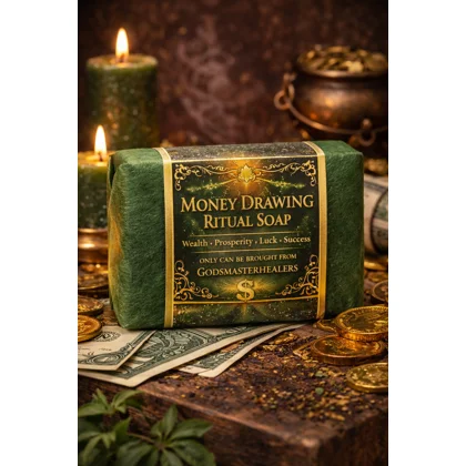 Money Drawing Ritual Soap Wealth Prosperity Luck Success Charged