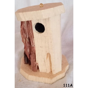 111A Miniature One Of A Kind Birdhouse Ornament