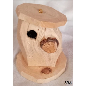 39A Miniature One Of A Kind Birdhouse Ornament