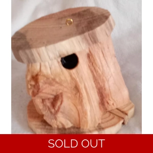 48A Miniature One Of A Kind Birdhouse Ornament