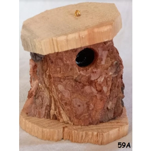 59A Miniature One Of A Kind Birdhouse Ornament