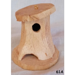 61A Miniature One Of A Kind Birdhouse Ornament