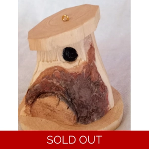 65A Miniature One Of A Kind Birdhouse Ornament