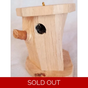 72A Miniature One Of A Kind Birdhouse Ornament