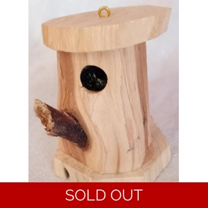 73A Miniature One Of A Kind Birdhouse Ornament