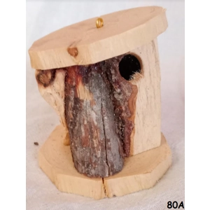 80A Miniature One Of A Kind Birdhouse Ornament