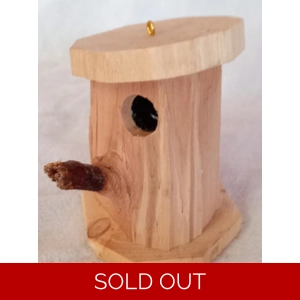 81A Miniature One Of A Kind Birdhouse Ornament