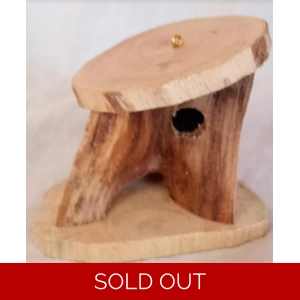 83A Miniature One Of A Kind Birdhouse Ornament