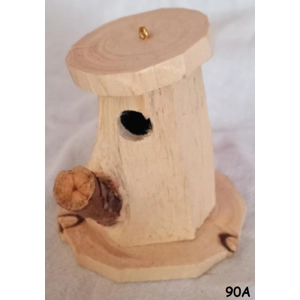 90A Miniature One Of A Kind Birdhouse Ornament