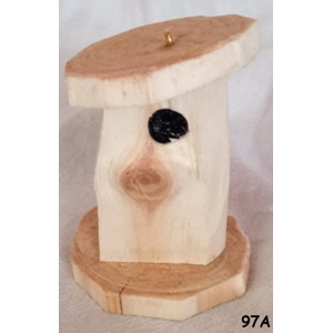 97A Miniature One Of A Kind Birdhouse Ornament