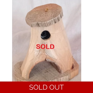 98A Miniature One Of A Kind Birdhouse Ornament